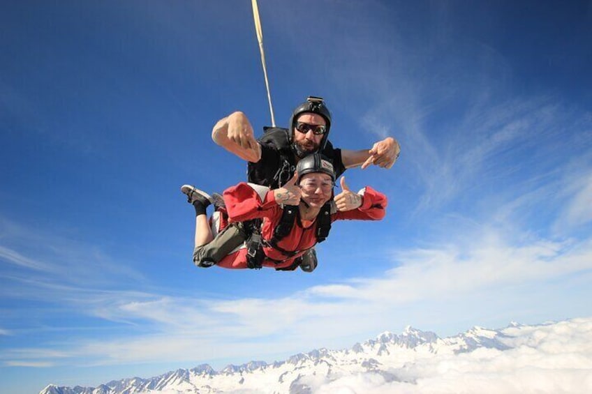Tandem Skydive 13,000ft from Franz Josef