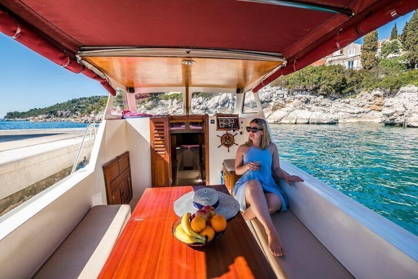 Private boat tour- explore the islands, find hidden caves and try snorkelling 