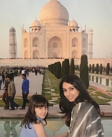 Taj Mahal-tur fra Jaipur samme dag