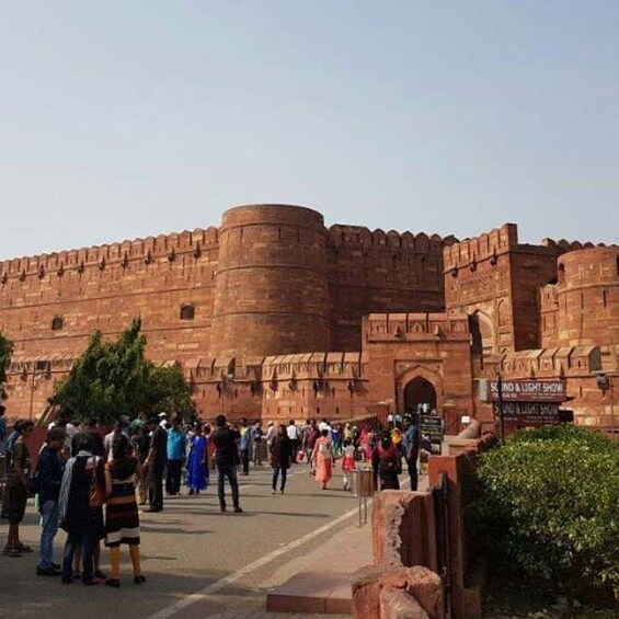 Skip the Line Tour Taj Mahal - Agra Fort From Delhi Full Day Private