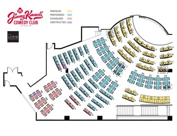 Jimmy Kimmel Comedy Club Seating Chart