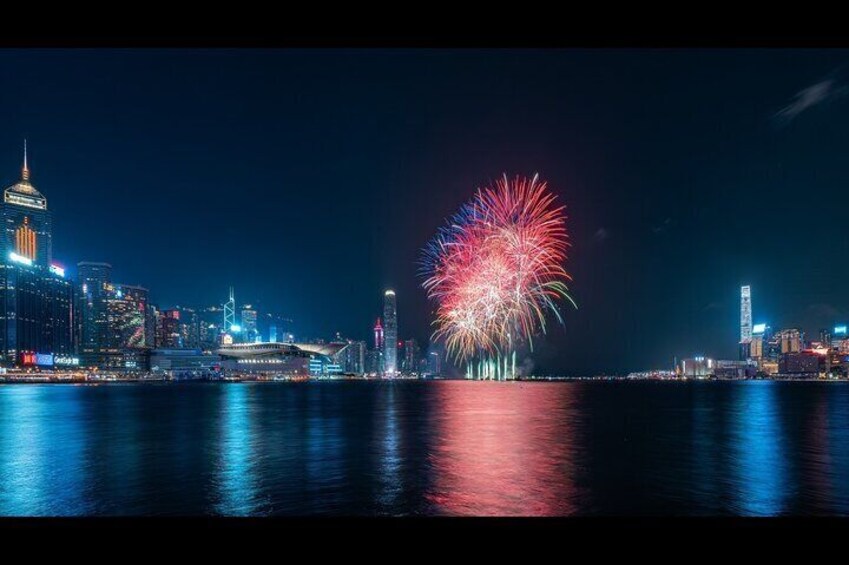 2024 New Year's Eve Fireworks Open Bar Yacht Cruise Hong Kong