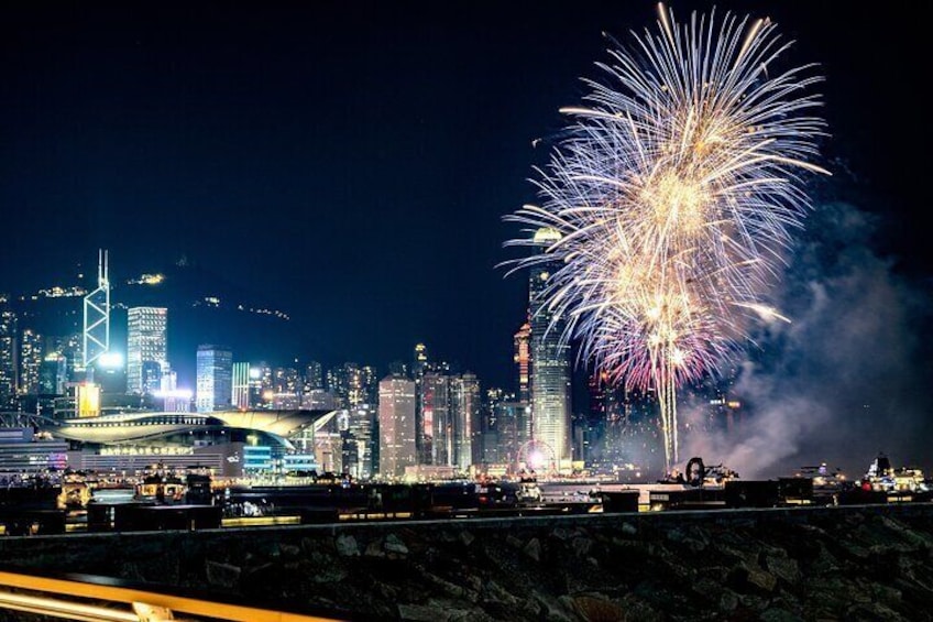 2024 New Year's Eve Fireworks Open Bar Yacht Cruise Hong Kong