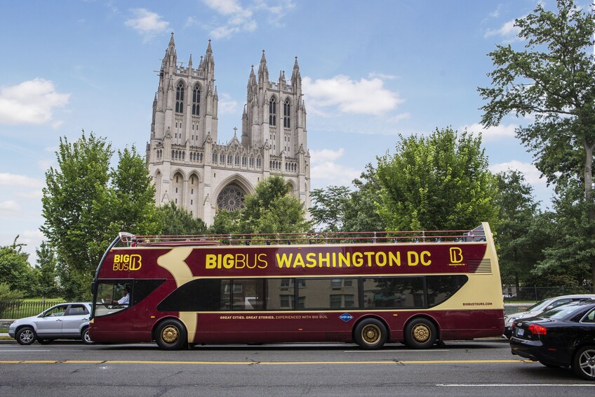 Sightseeing bus in Washington DC