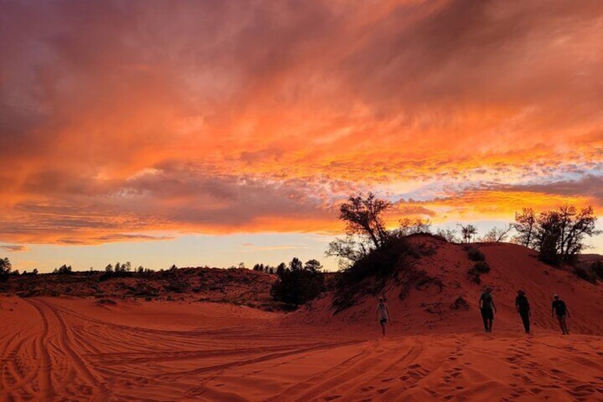 Sunset, Sandboarding at Peekaboo Slot Canyon UTV Adventure (Private) 