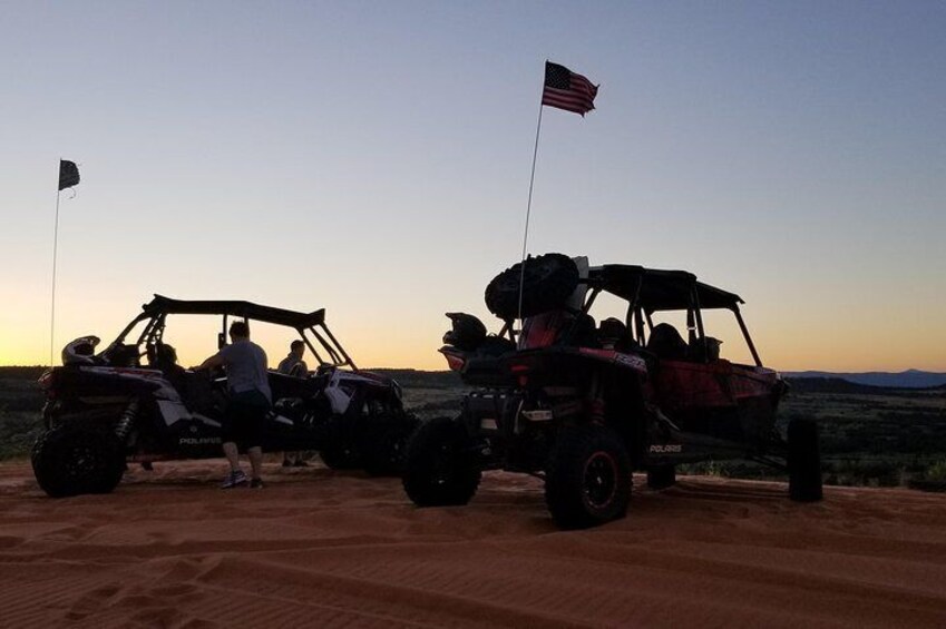 Sunset, Sandboarding at Peekaboo Slot Canyon UTV Adventure (Private)