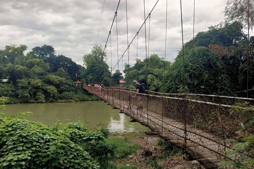 Afternoon tour to Original Bamboo train. Bat cave. Killing cave