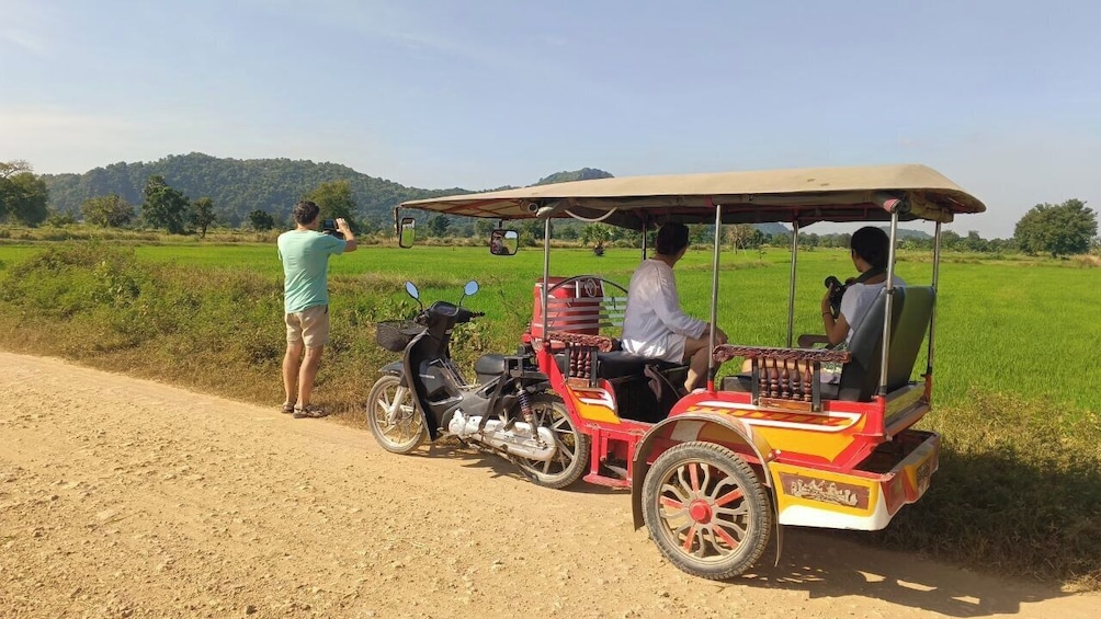 Afternoon tour to Original Bamboo train. Bat cave. Killing cave