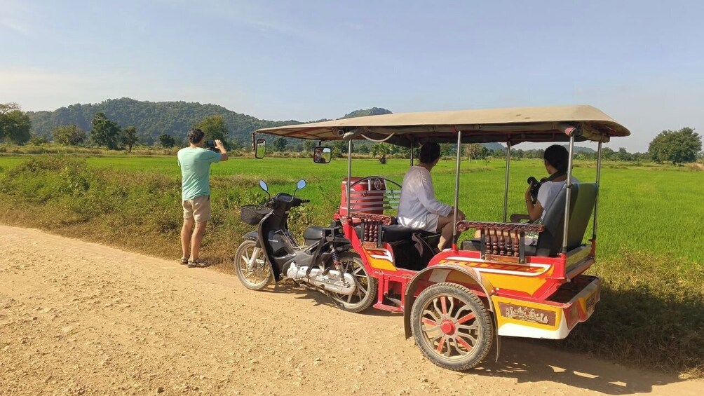 Afternoon tour to Original Bamboo train. Bat cave. Killing cave