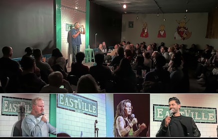 Komedishow på Brooklyns äldsta klubb - THE EASTVILLE COMEDY CLUB!
