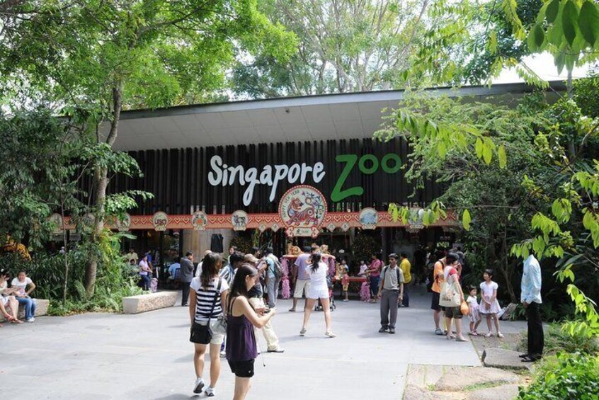 Singapore Zoo entrance