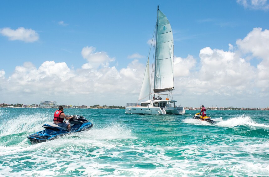 Jet Ski Guided Tour: Cancun's Mangrove Canals 