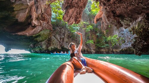 Tour von Phuket zur James Bond Insel (Seekanu fahren) mit dem Schnellboot