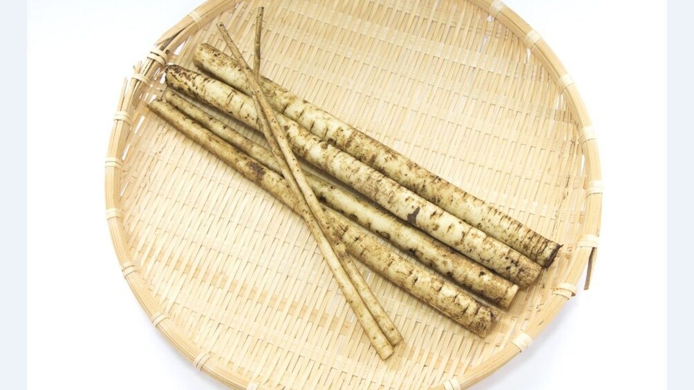 Show item 3 of 6. Gobochi(burdock chips) Factory Visit & Burdock Lunch