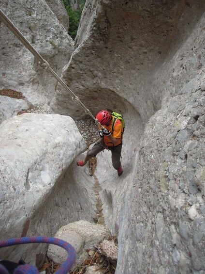 Barcelona, Montserrat, Guided Rock Climbing with Pickup