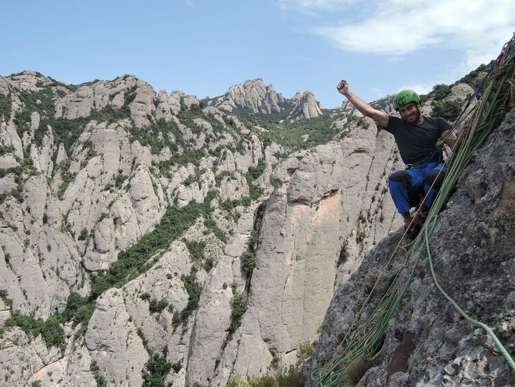 Barcelona, Montserrat, Guided Rock Climbing with Pickup