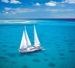 Ocean Spirit Sail nach Michaelmas Cay am Great Barrier Reef