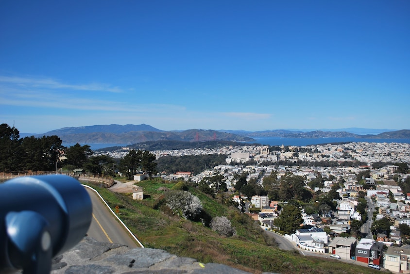 Twin Peaks Hill in California