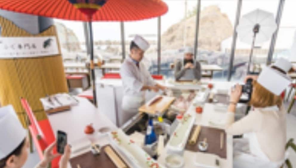 Show item 3 of 4. Sushi Workshop in the Kamo Aquarium