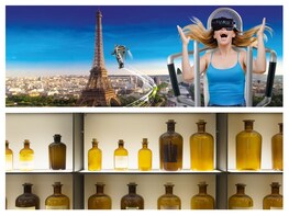 Flight over Paris + Perfume Museum