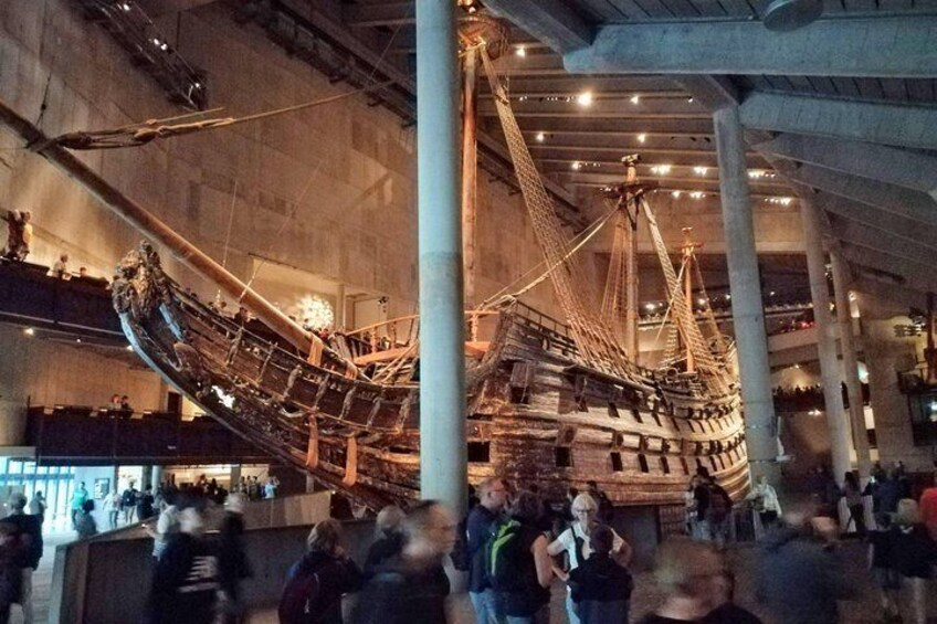 Inside Vasa Museum