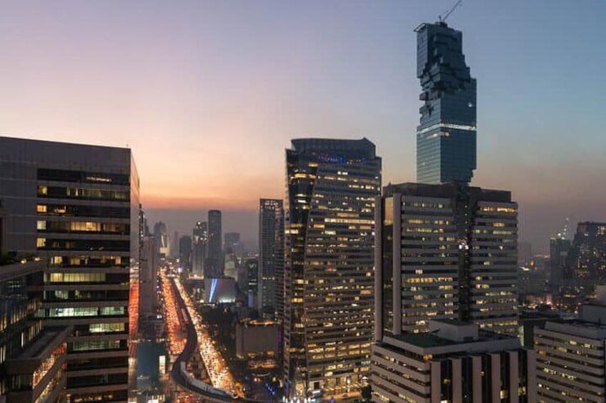 Bangkok : Mahanakhon SkyWalk Admission Ticket