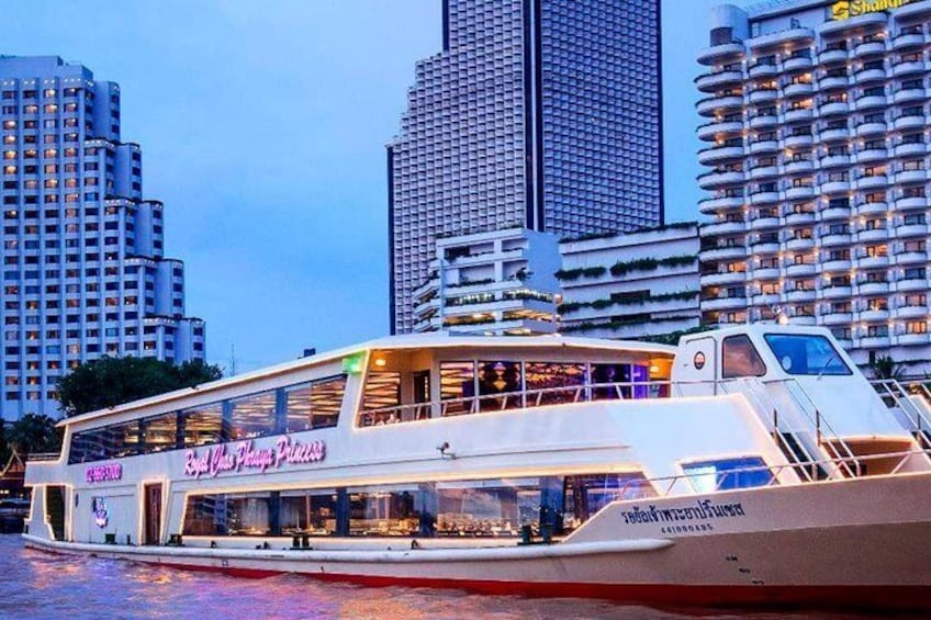 Chao Phraya Princess Dinner Cruise at Bangkok Admission Ticket