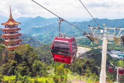 Genting-tur och rundtur i Batu-grottorna inkluderar 2-vägs linbana