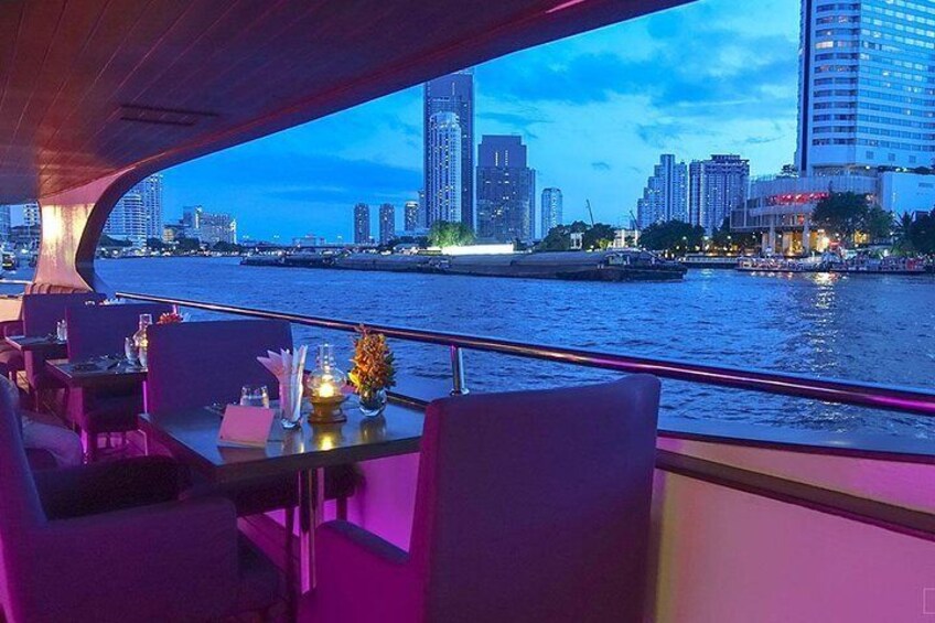 Grand Pearl Luxury Dinner Cruise at Bangkok Admission Ticket
