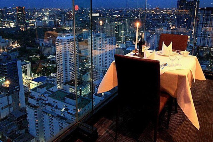 Bangkok Sky Dining Buffet at Baiyoke Sky 76th & 78th Floor Admission Ticket