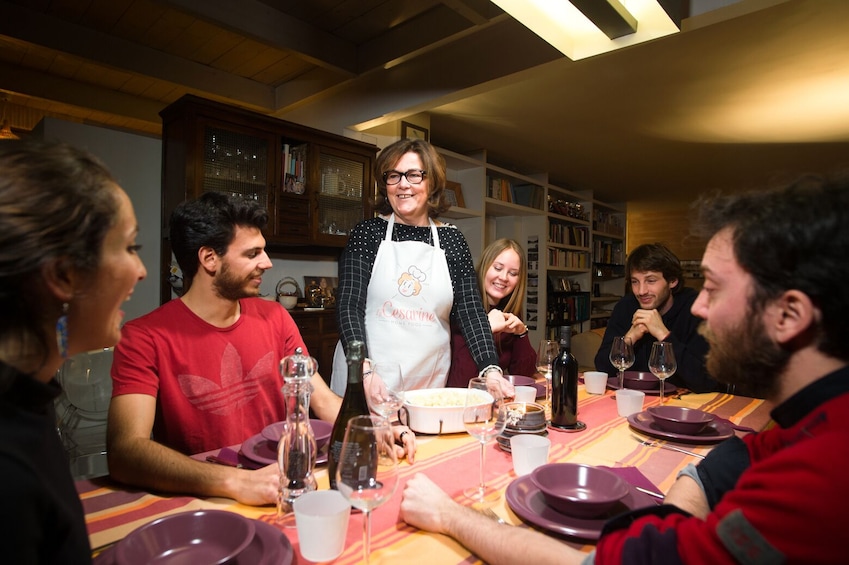 Dining experience at a local's home in Aosta