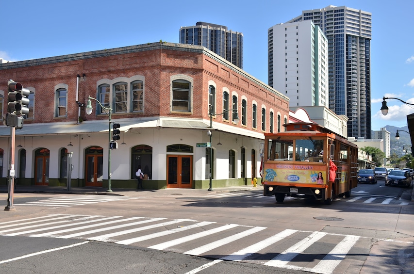 7 Day All Line Hop on Hop off Waikiki Trolley pass