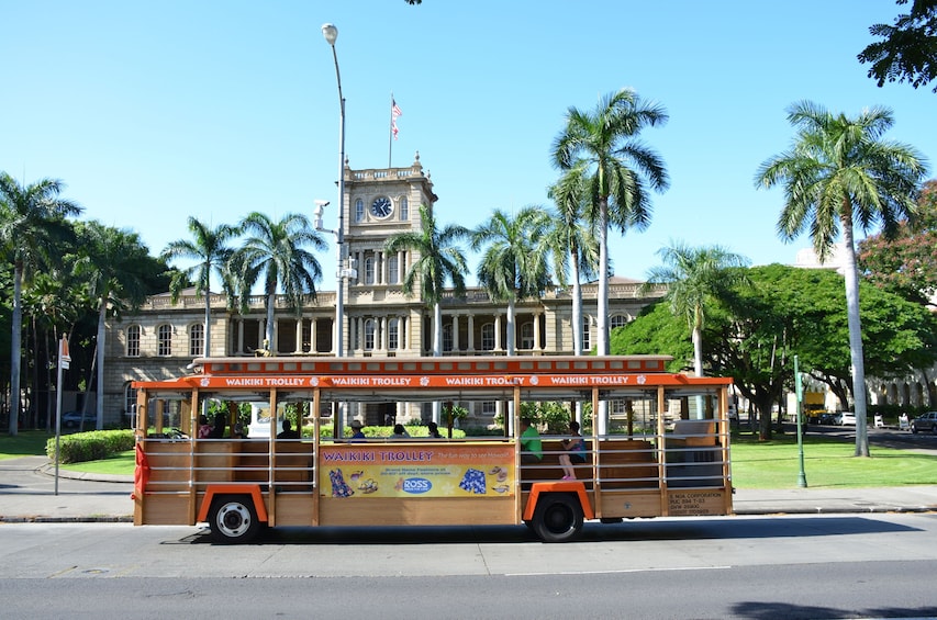7 Day All Line Hop on Hop off Waikiki Trolley pass