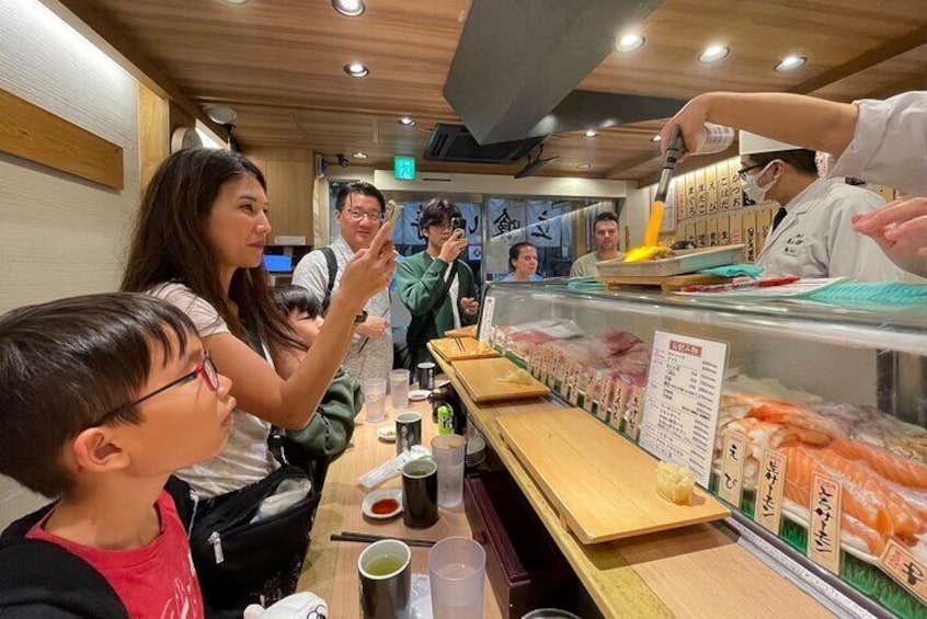Eat like a local on a walking food tour of Shimbashi district. Join thousands of 'salarymen' (Japanese office workers) as they unwind after work 
