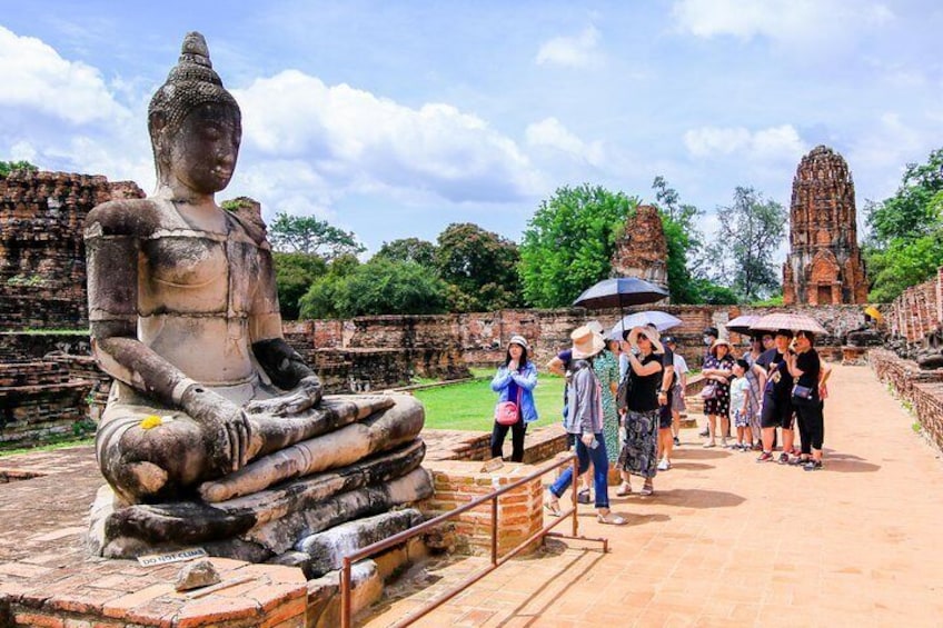 Ayutthaya Historical park day trip from Bangkok including lunch on river cruise 