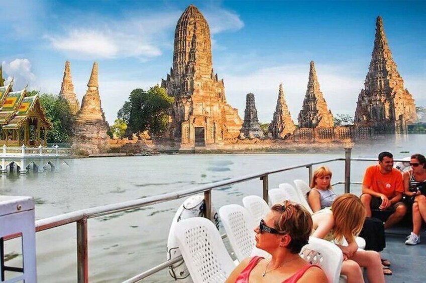 BANGKOK: JOIN TOUR - Ayutthaya Go by BUS Return by Cruise (LUNCH on Cruise)