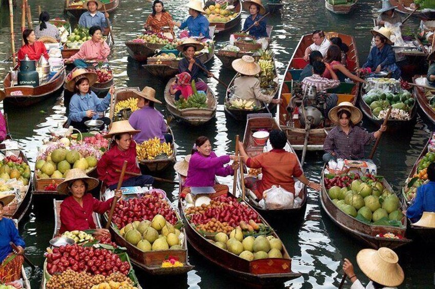 Private Tour: Damnoen Saduak Floating Market from Bangkok (Multi Languages)