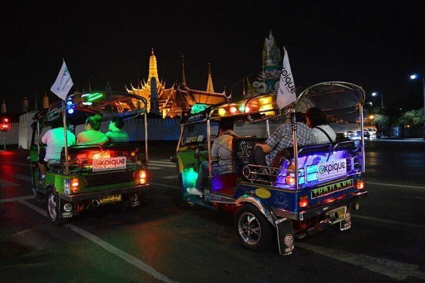 Bangkok by Night Tuk Tuk Tour: Markets, Temples & Food