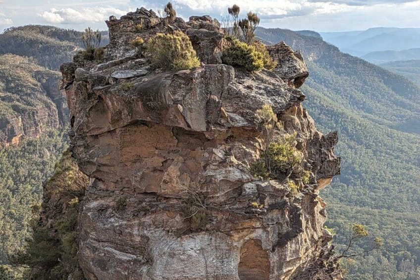 Spectacular pillars of sandstone