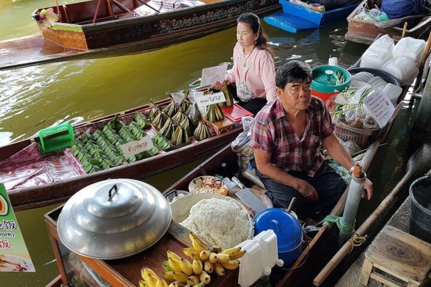 Seller at the Floating Market