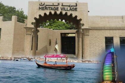 Dubai City Tour: Old & New Dubai Abra Ride, Palm Island, Souks