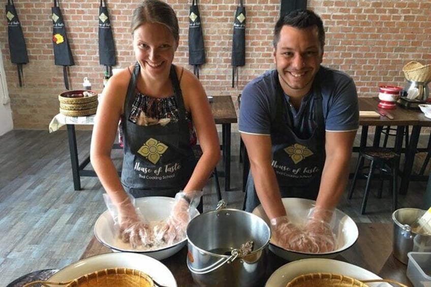 Hands on Thai Cooking Class and Market Tour