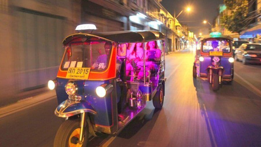 Bangkok by Night: Food, Temples and Markets by Tuk-Tuk