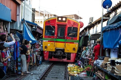 Private Tour : Unseen Railway and Floating Market then Phenomenon Temple