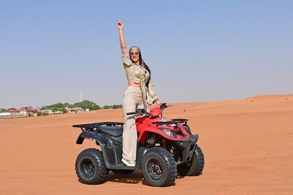 Safari por el desierto de Dubái con barbacoa, paseo en quad y paseo en came...