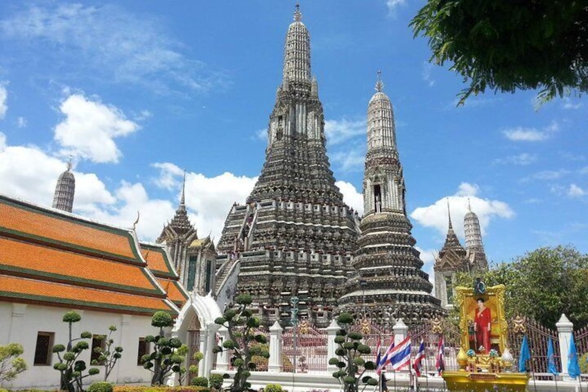 Private Tour : Bangkok Three Temples and The City (Multi Languages)