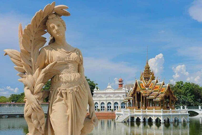 See Bang Pa-In Royal Palace, the summer home of Thai kings, and explore the ruins of ancient Ayutthaya.