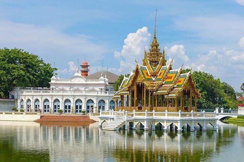 See Bang Pa-In Royal Palace, the summer home of Thai kings, and explore the ruins of ancient Ayutthaya.