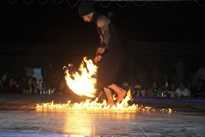 Fire show in Safari