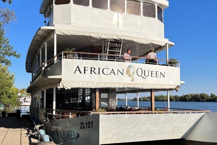 Cruising on the African Queen! 